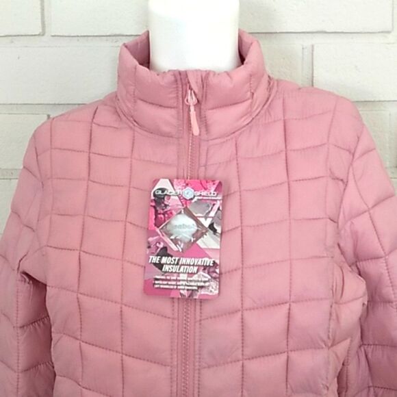 Reebok NWT Women's Glacier Shield Packable Pink  Puffer Jacket. Size Medium - Picture 2 of 16